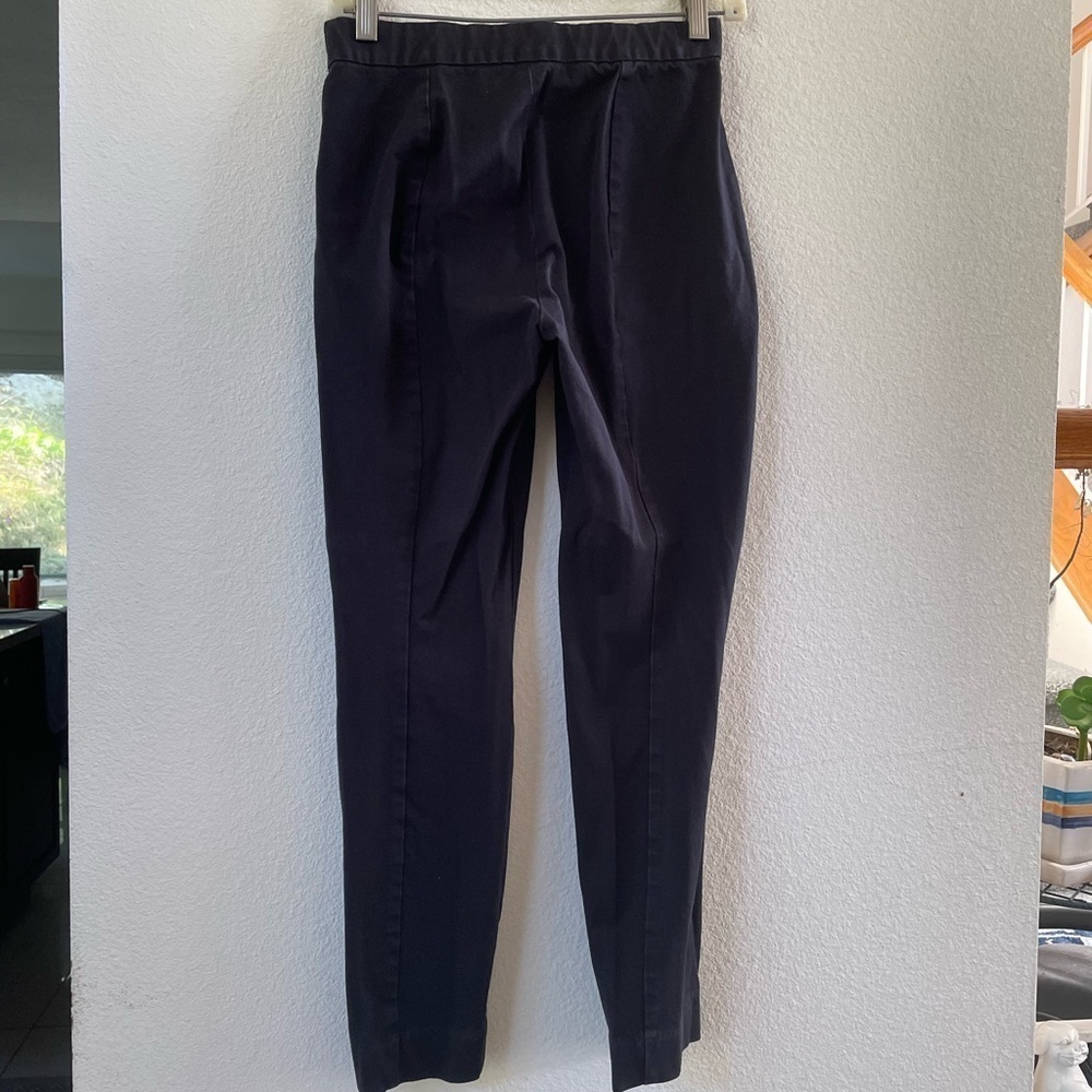 Everlane side zip stretch cotton pants in black - Picture 9 of 9
